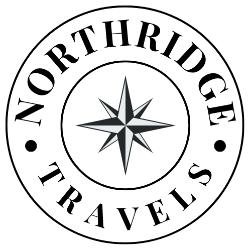 Northridge Travels compass emblem
